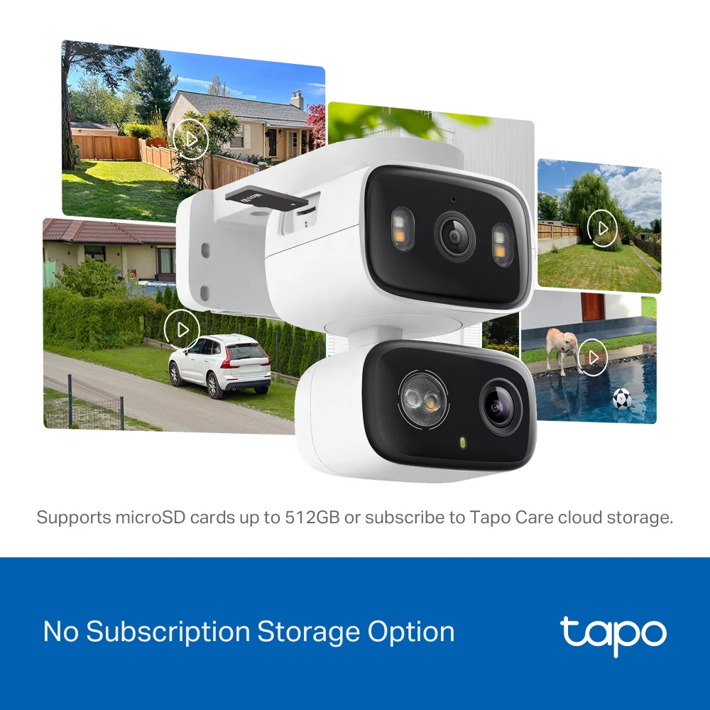 Tapo C246D | 2K 3MP Indoor/Outdoor Dual Lens Pan/Tilt Security Camera - Image 10