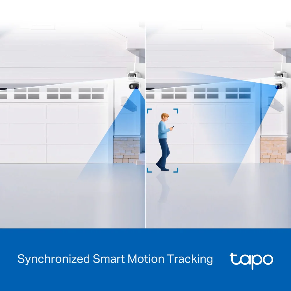 Tapo C246D | 2K 3MP Indoor/Outdoor Dual Lens Pan/Tilt Security Camera - Image 6