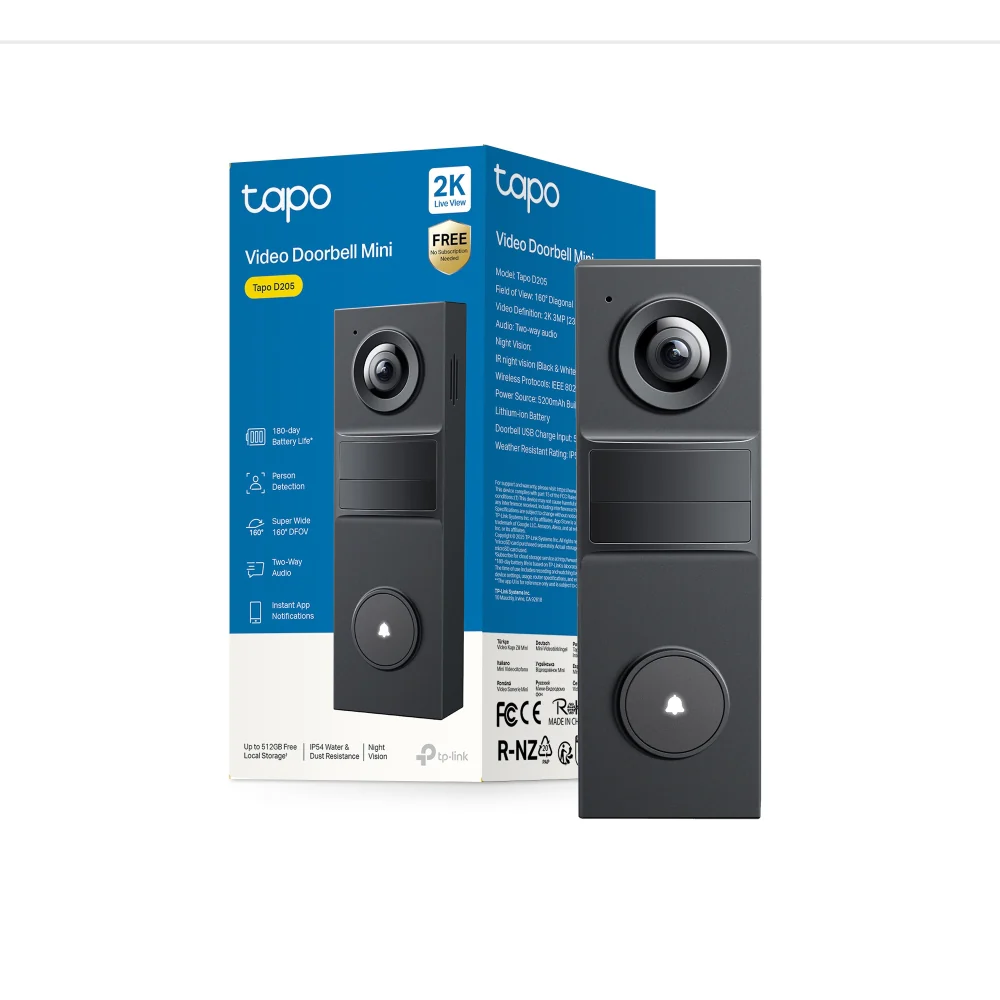 Tapo D205 | 2K Smart Video Doorbell Mini - Image 12
