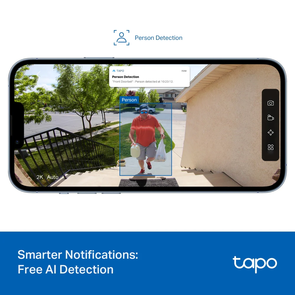 Tapo D205 | 2K Smart Video Doorbell Mini - Image 5