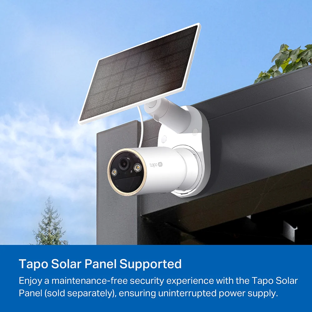 Tapo C460 Series | 4K 8MP Solar/Battery Camera, Free AI Detection - Image 7