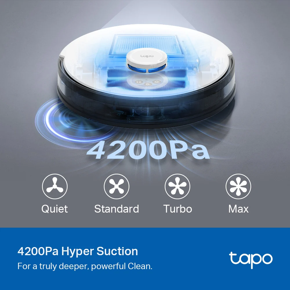 Tapo RV30C Mop | LiDAR Navigation Robot Vacuum & Mop - Image 3