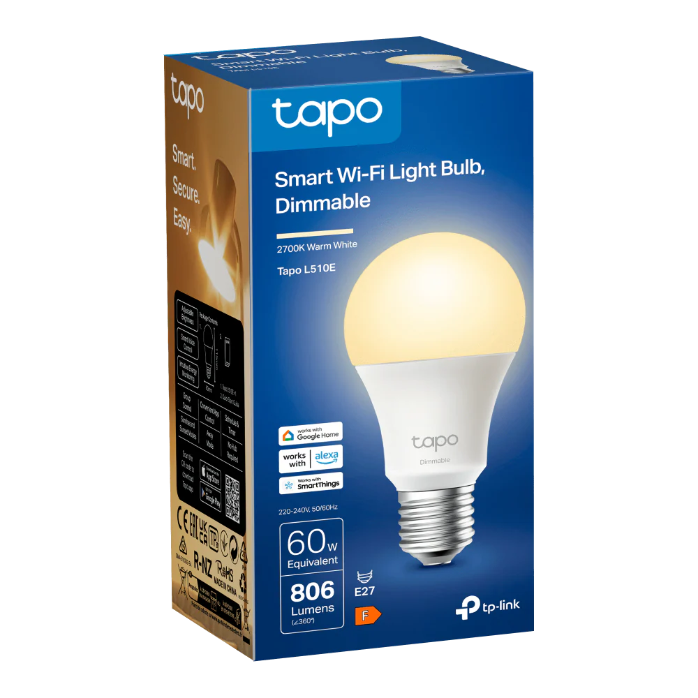 Tapo L510E | Smart Wi-Fi Light Bulb, Dimmable, Bulb base E27 - Image 8