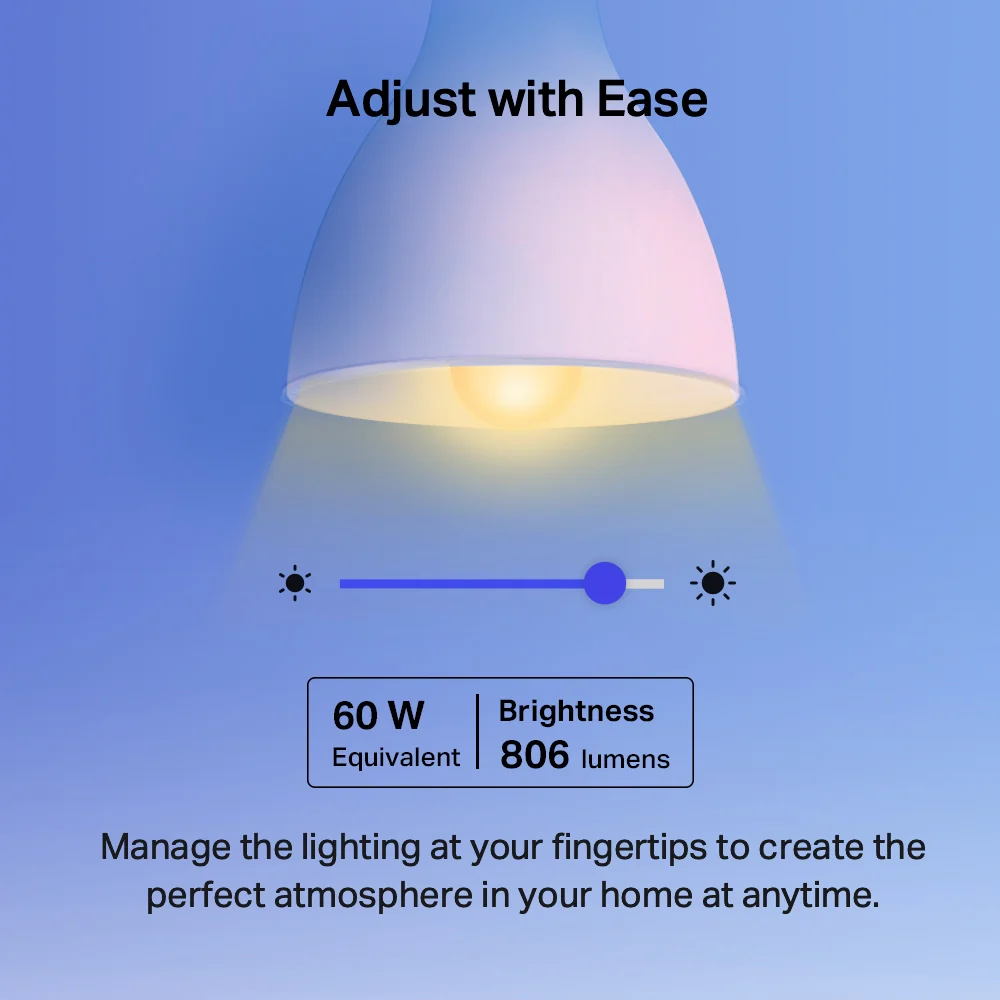 Tapo L530E | Smart Wi-Fi Light Bulb, Multicolour, Lamp Base E27 - Image 3