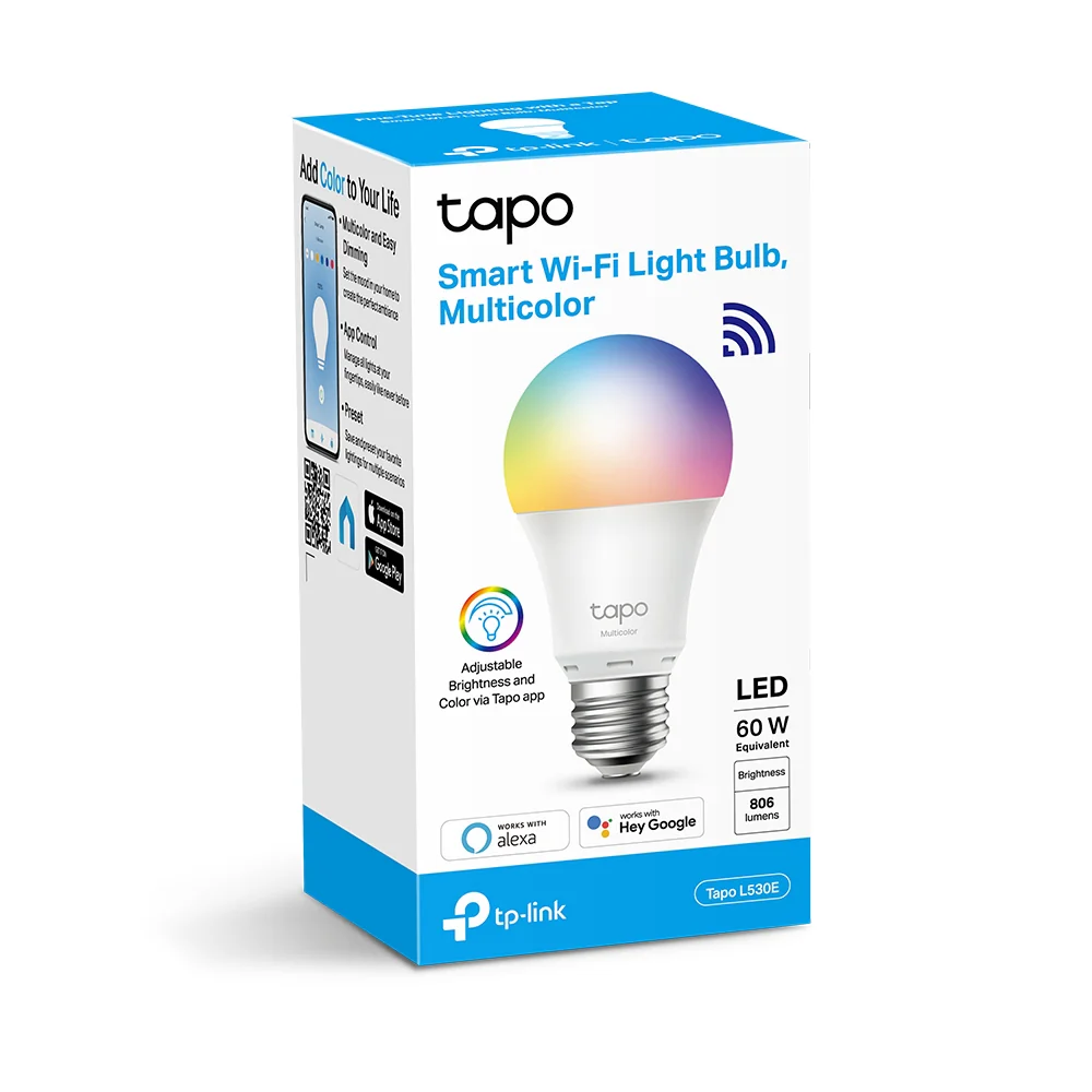 Tapo L530E | Smart Wi-Fi Light Bulb, Multicolour, Lamp Base E27 - Image 8
