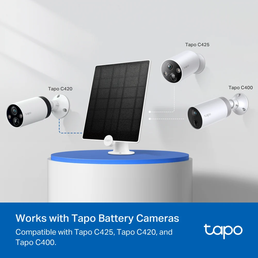 Tapo A200 | Solar Panel, Non-Stop Solar Power, Work with Battery-Powered Cam - Image 4