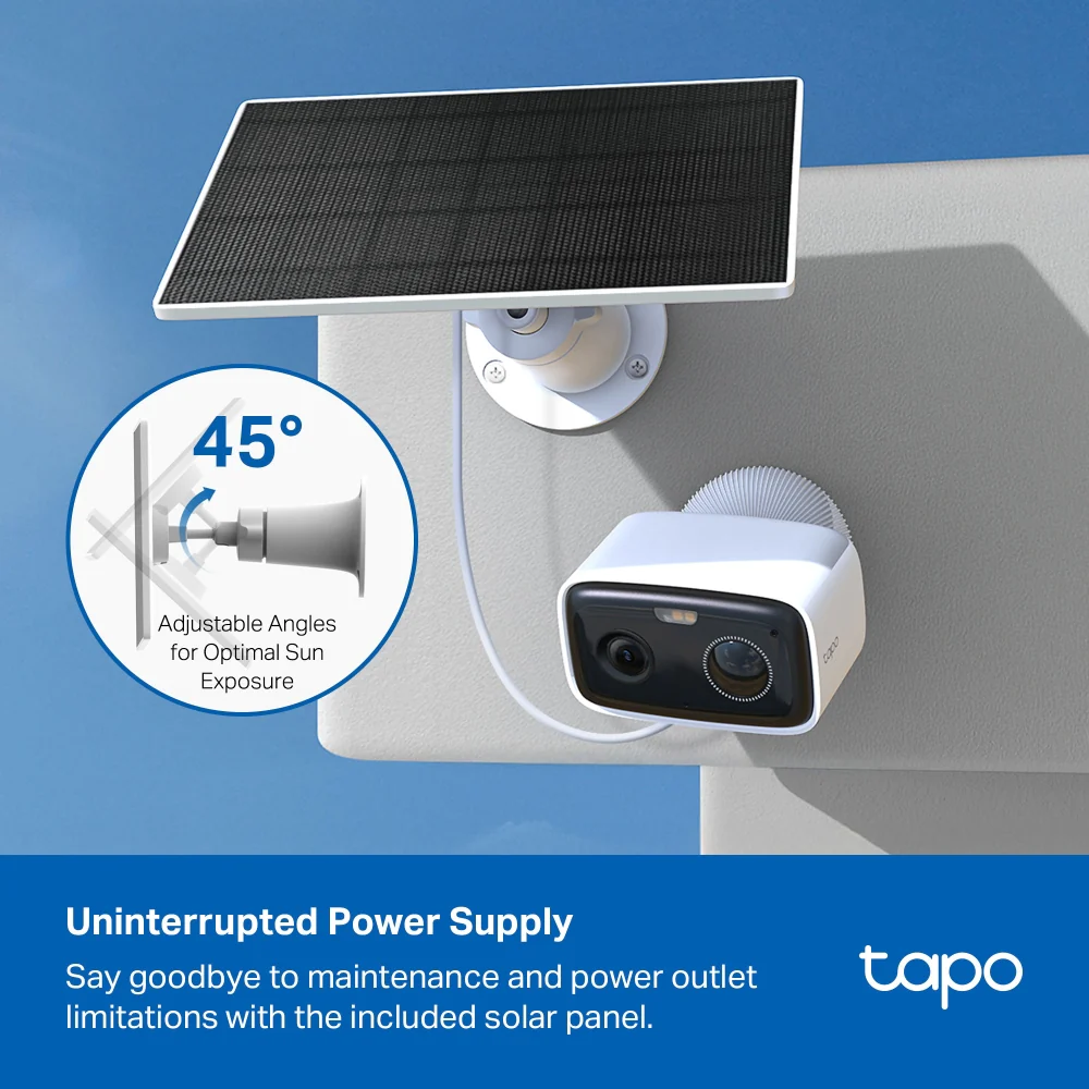 Tapo C400 KIT | Tapo Solar-Powered Security Camera Kit - Image 4
