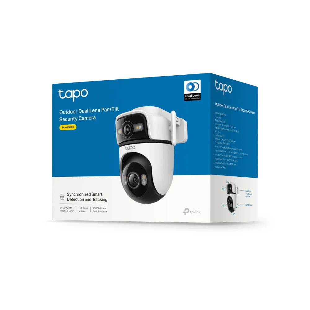 Tapo C545D | 2K 3MP Outdoor Dual Lens Pan/Tilt Security Camera - Image 13