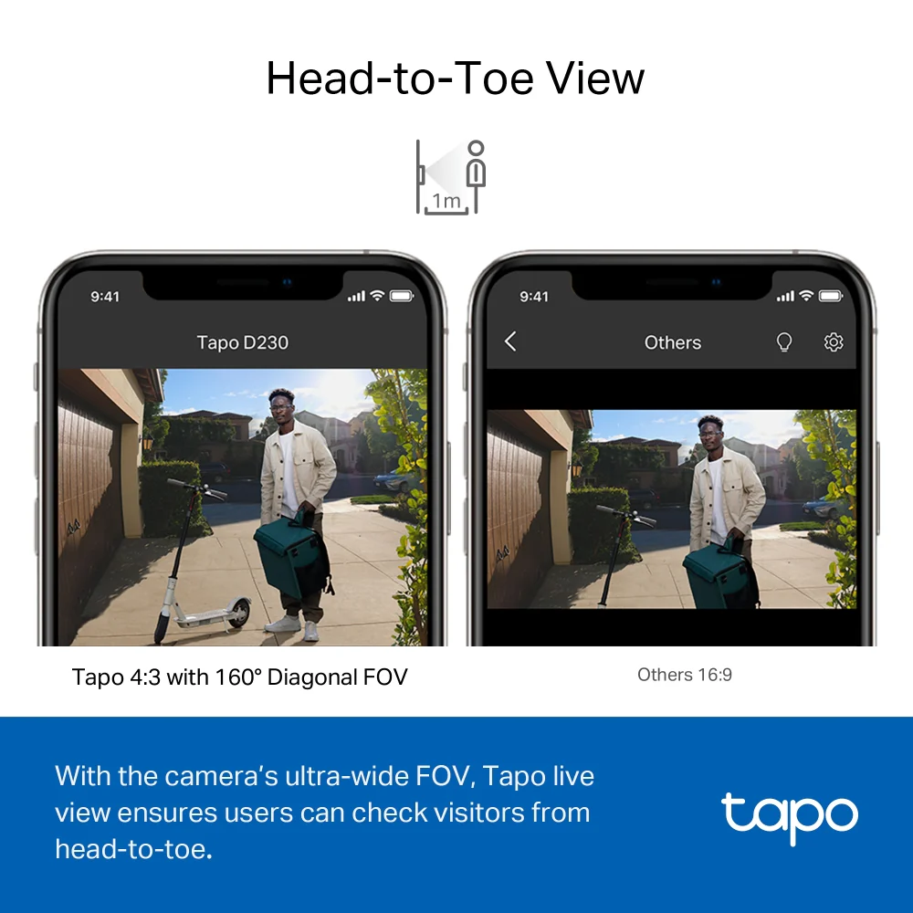 Tapo D230S1 | Tapo Smart Battery Video Doorbell - Image 4
