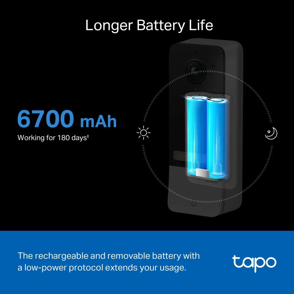 Tapo D230S1 | Tapo Smart Battery Video Doorbell - Image 6