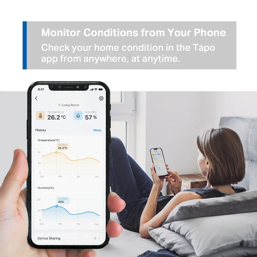 Tapo T315 | Tapo Smart Temperature & Humidity Monitor - Image 3