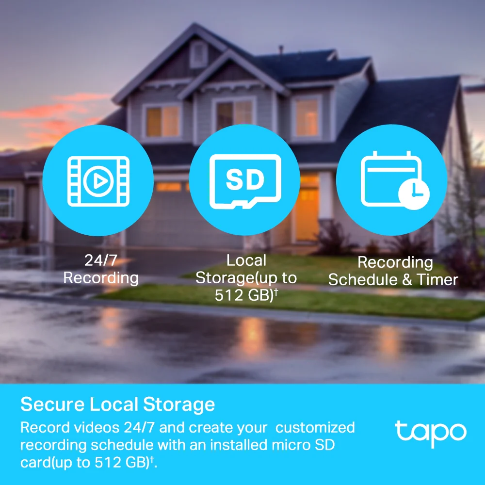 Tapo TC40 | Outdoor Pan Tilt Security Wi-Fi Camera, 1080P Full HD, Sharp Night Vision - Image 8