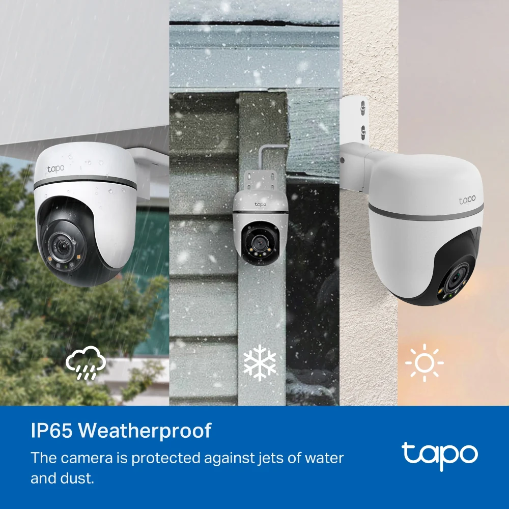 Tapo TC41 | Outdoor Pan Tilt Security Wi-Fi Camera, 2K, Full-Colour Night Vision - Image 8