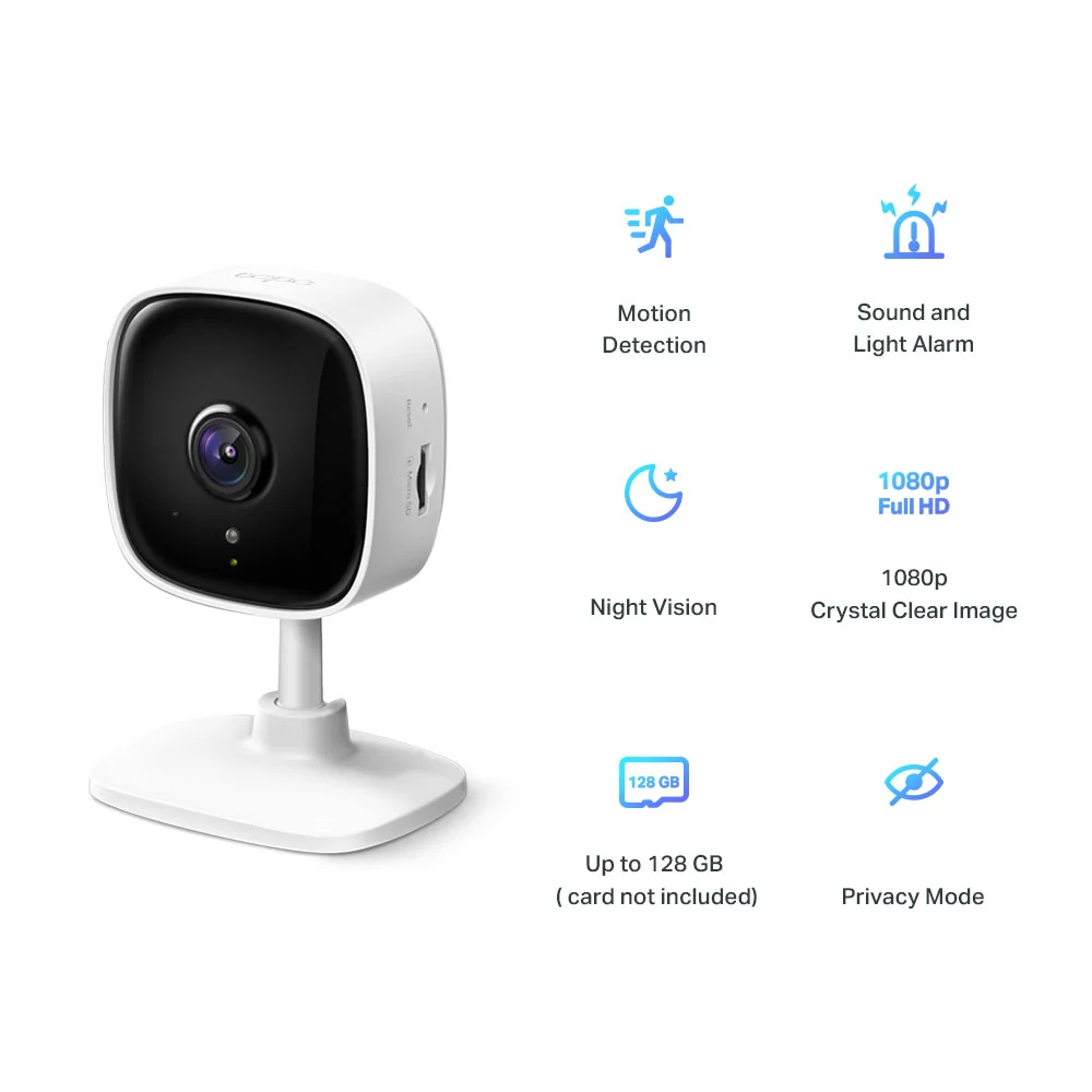 Tapo TC60 | Mini Indoor Wi-Fi Camera, 1080P, Baby Crying Detection - Image 4