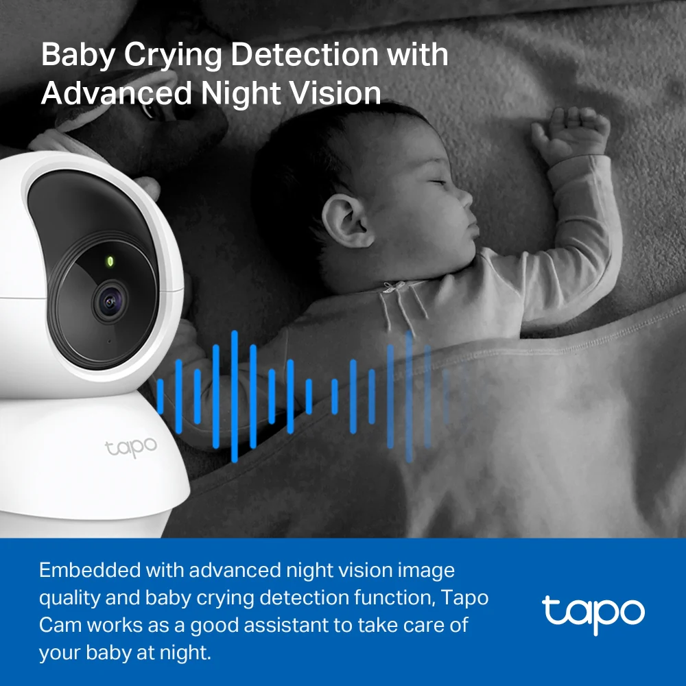 Tapo TC71 | Pan Tilt Indoor Wi-Fi Camera, 2K 3MP View - Image 5