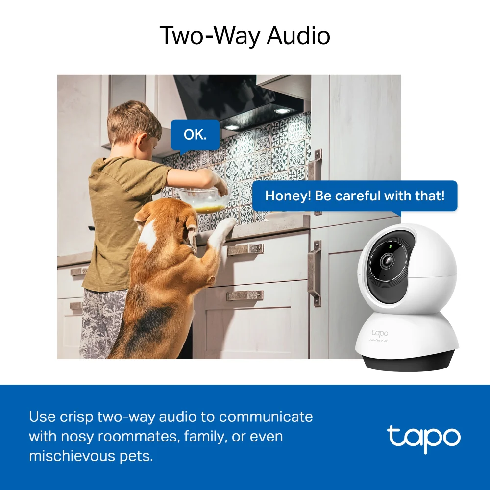 Tapo TC72 | Pan Tilt Indoor Wi-Fi Camera, 2K QHD View - Image 7