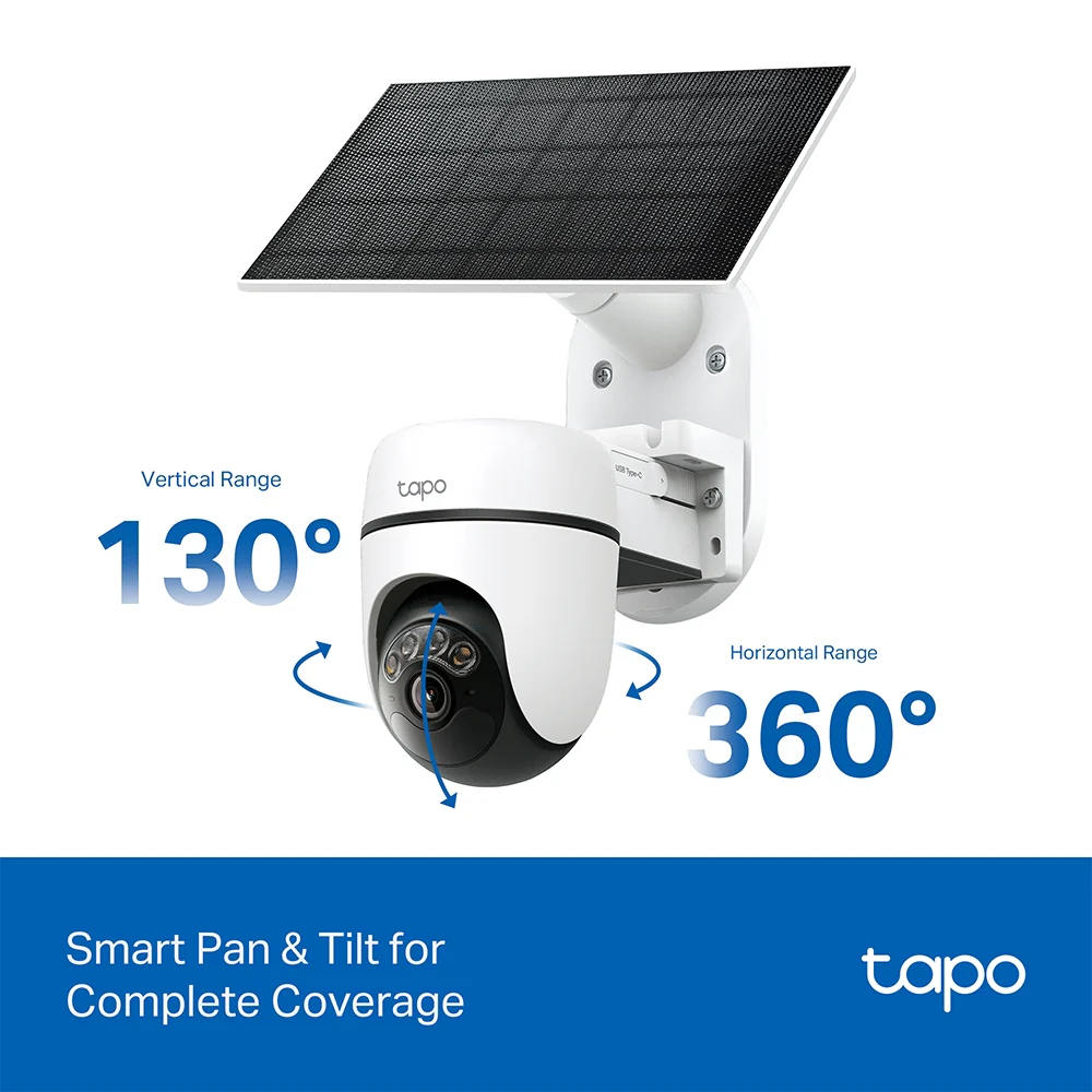 TC90 KIT | Solar-Powered Pan/Tilt Security Camera Kit - Image 4