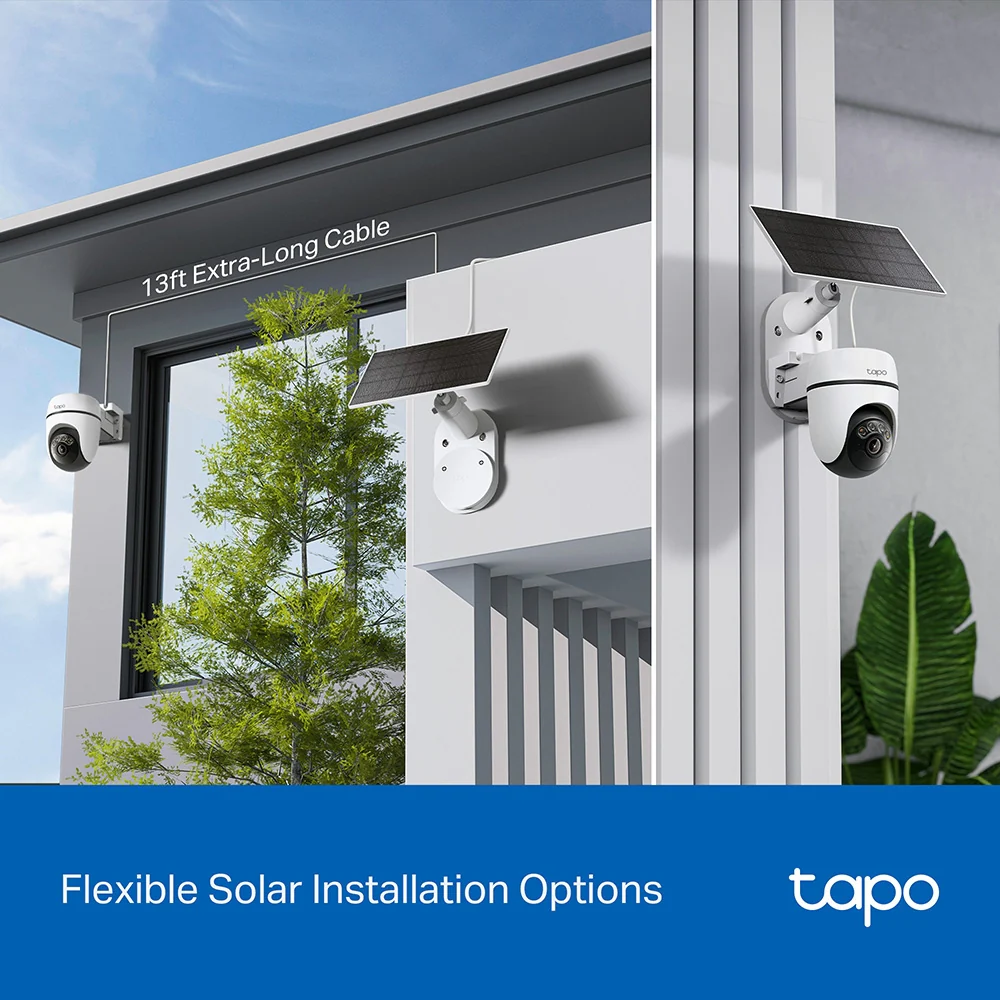 TC90 KIT | Solar-Powered Pan/Tilt Security Camera Kit - Image 6